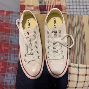 Brand new white converse